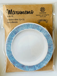 [Marumo] Plates Block Memo Pad