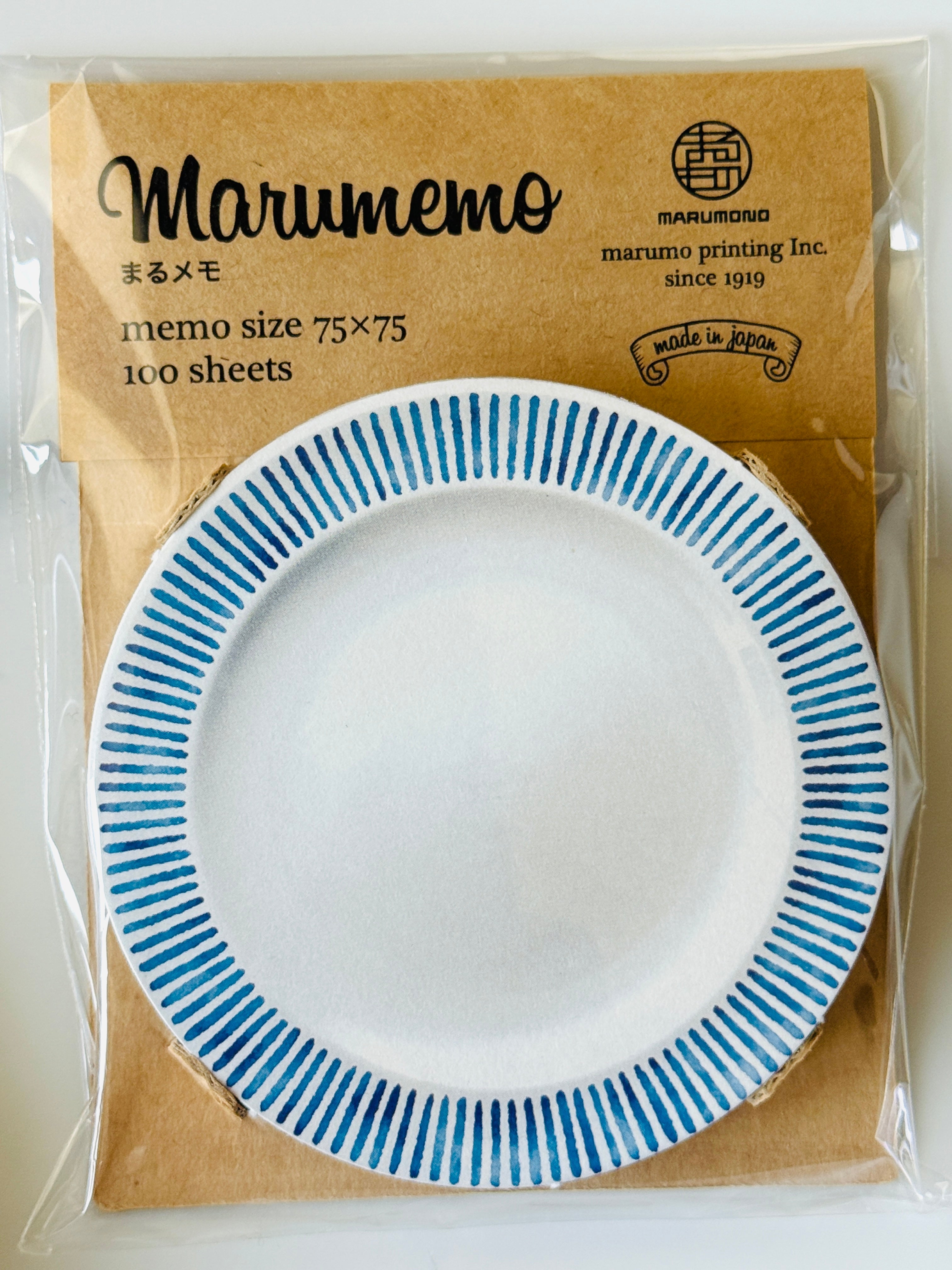 [Marumo] Plates Block Memo Pad