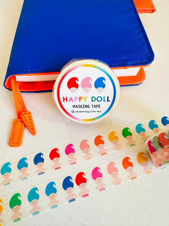 [Greeting Life] Happy Doll Troll washi tape