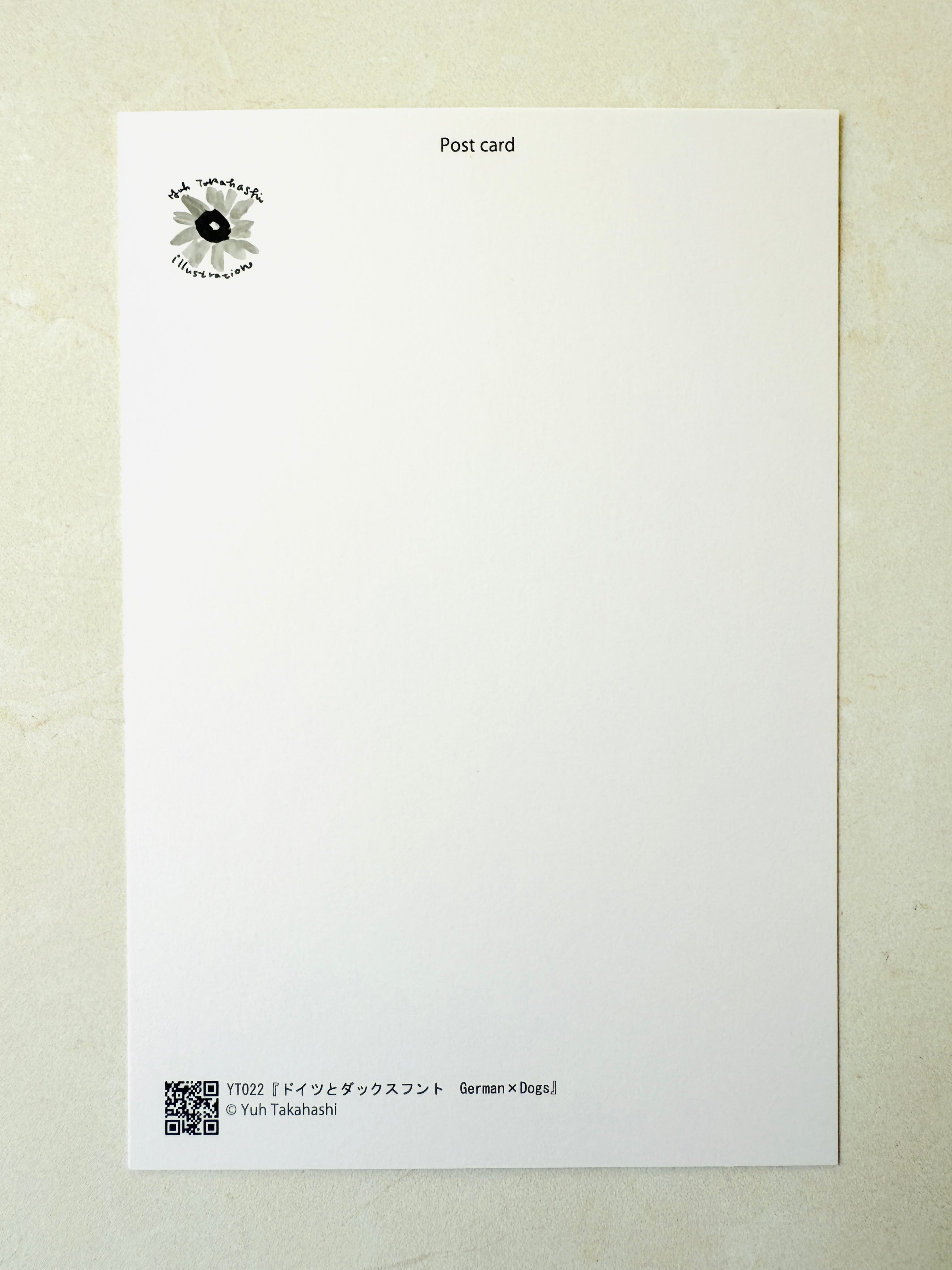 [Yuh Takahashi] Germany 🇩🇪  x Dachshunds postcard