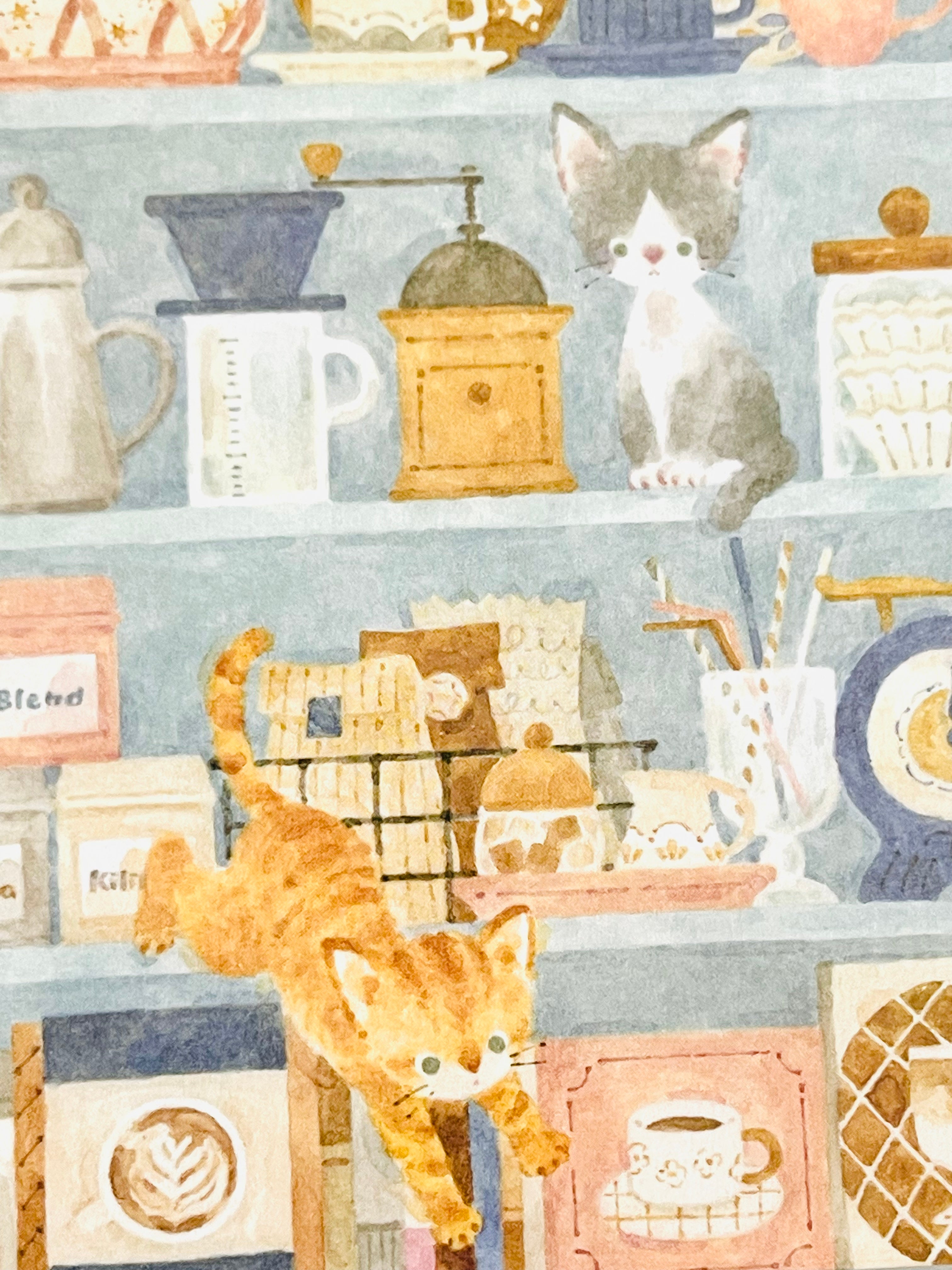 [Nakauchi Waka] Kitchen Kittens postcard