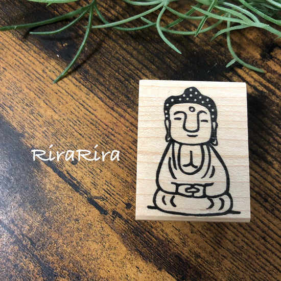[RiraRira Hanko] Big Buddha rubber stamp