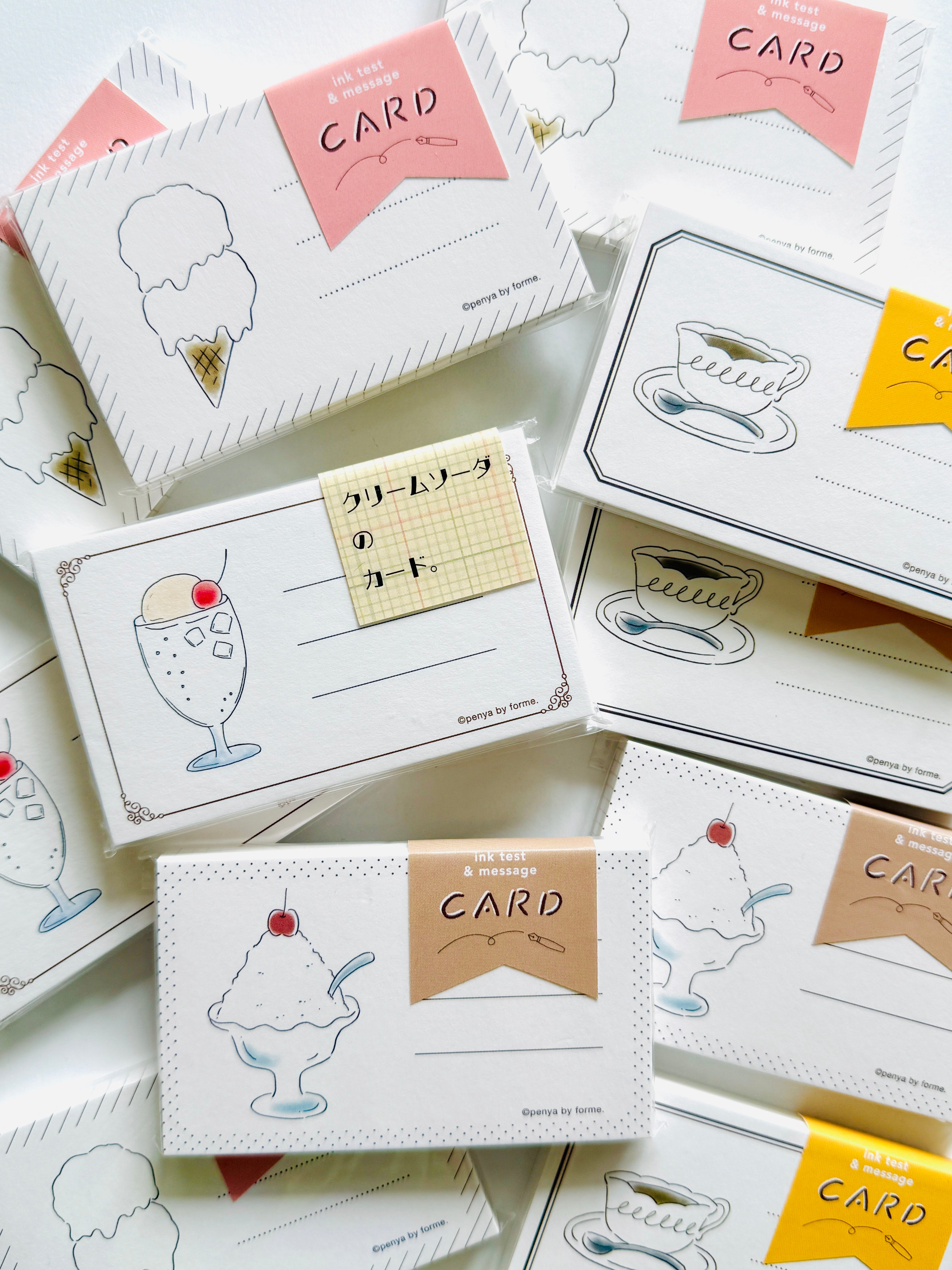 [forme] Fountain Pen Ink Swatch Card x Original Product