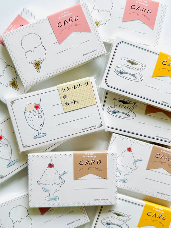 [forme] Fountain Pen Ink Swatch Card x Original Product