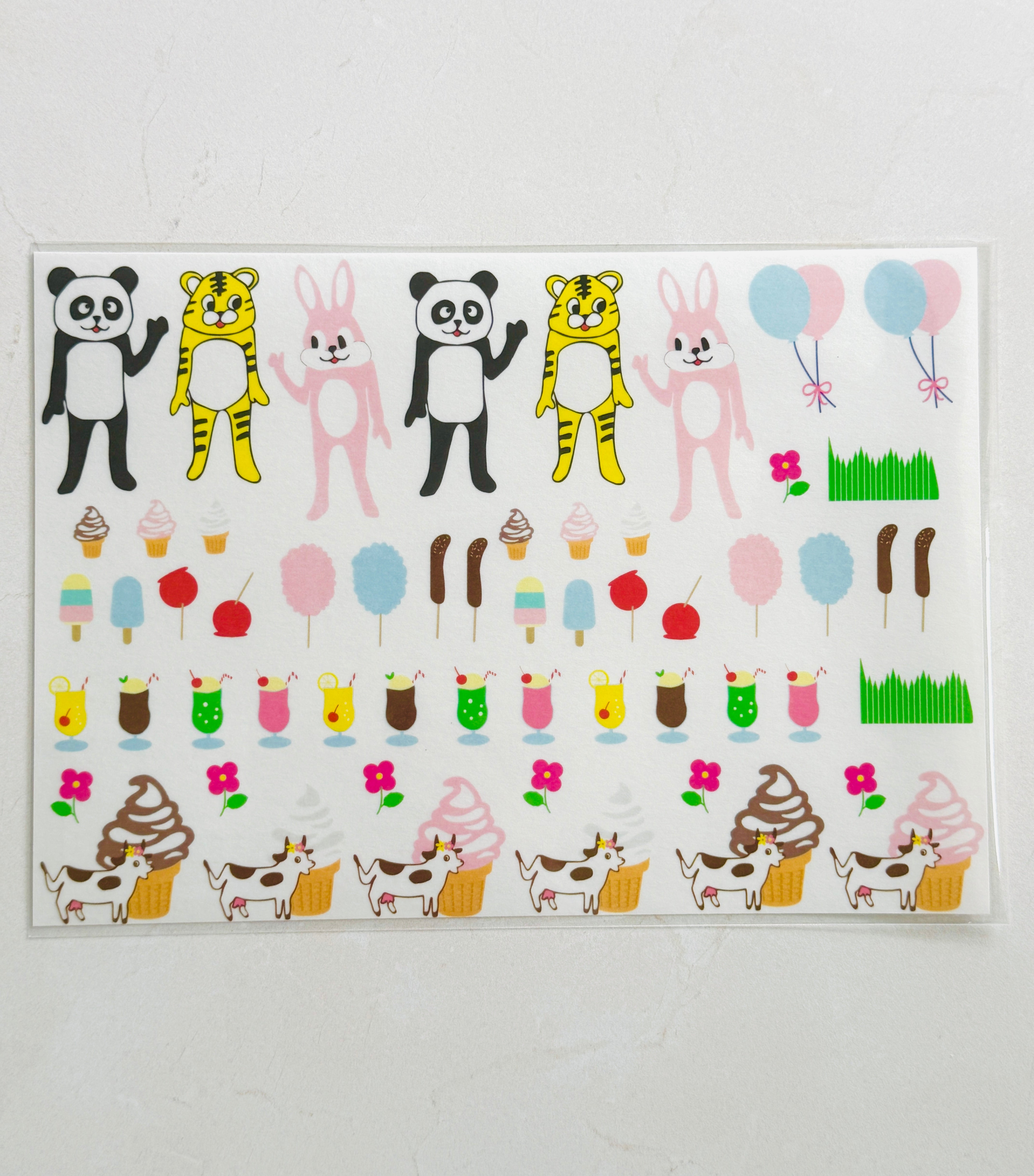 [Panda factory] Original Designs UNCUT masking tape sheet