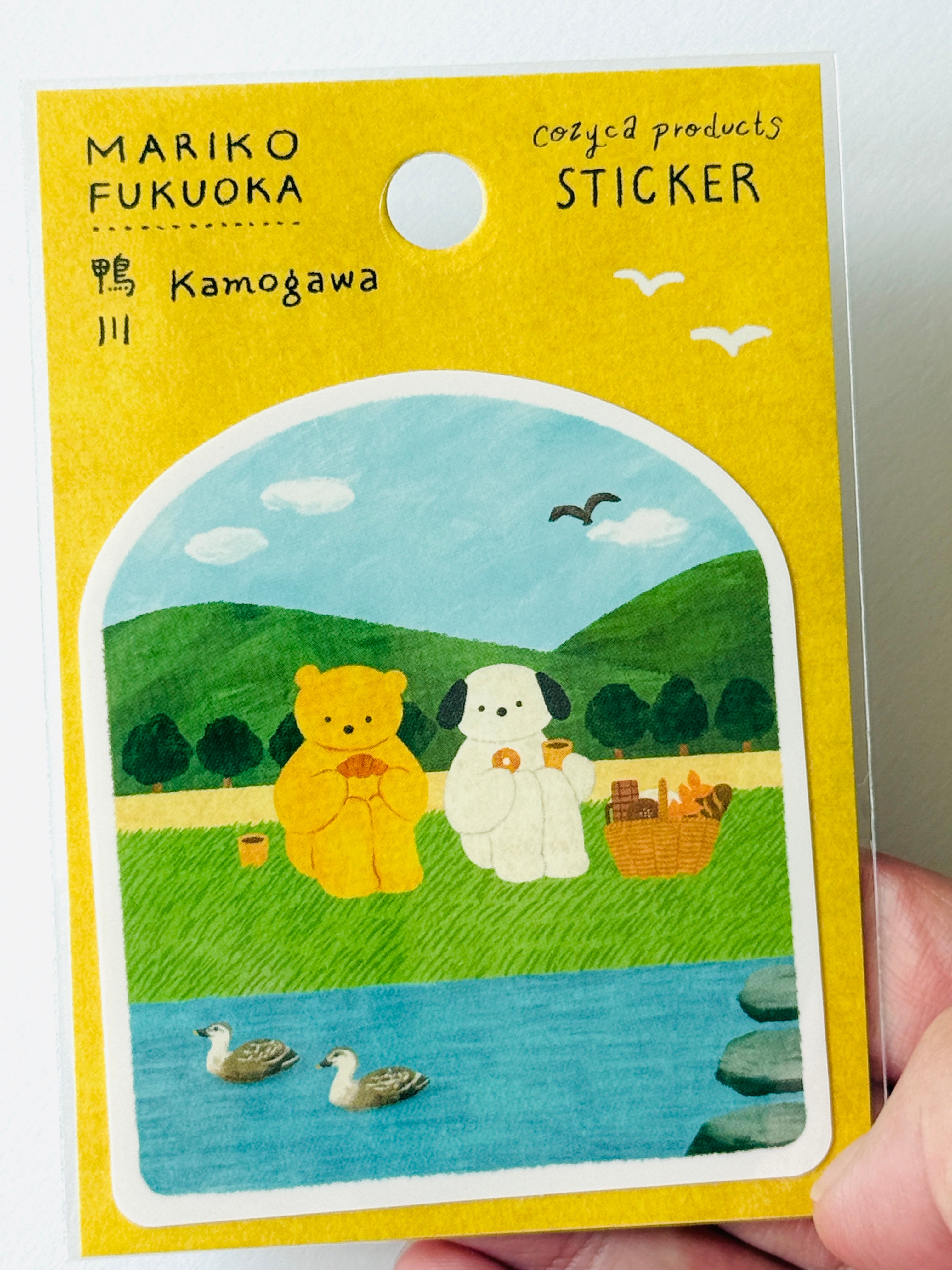 [cozyca] Kamogawa x Mariko Fukuoka sticker decal