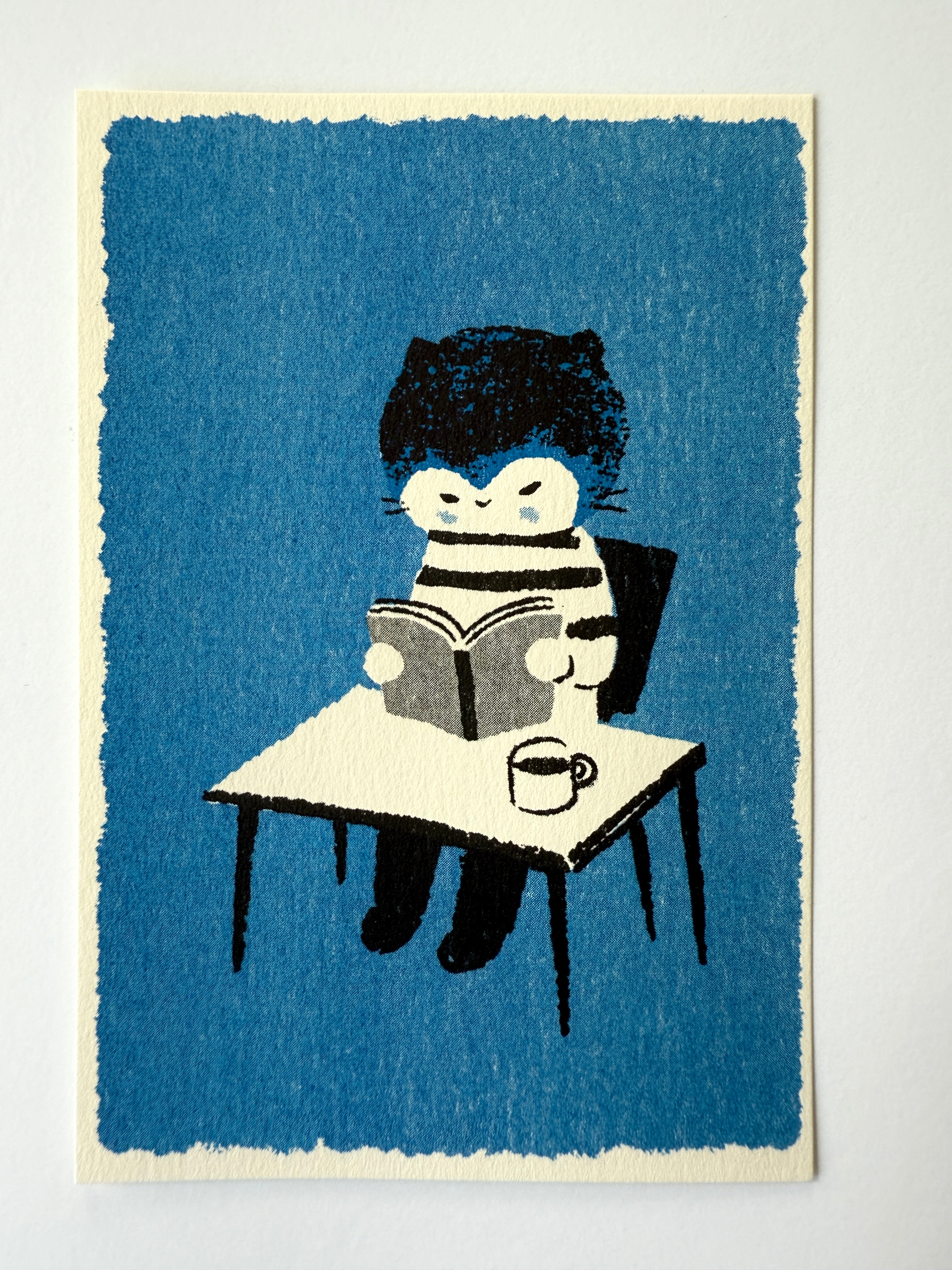 [Tsubame Books] Book & Coffee postcard