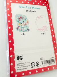 [Swimmer] Bear & Lamb Die-Cut memo