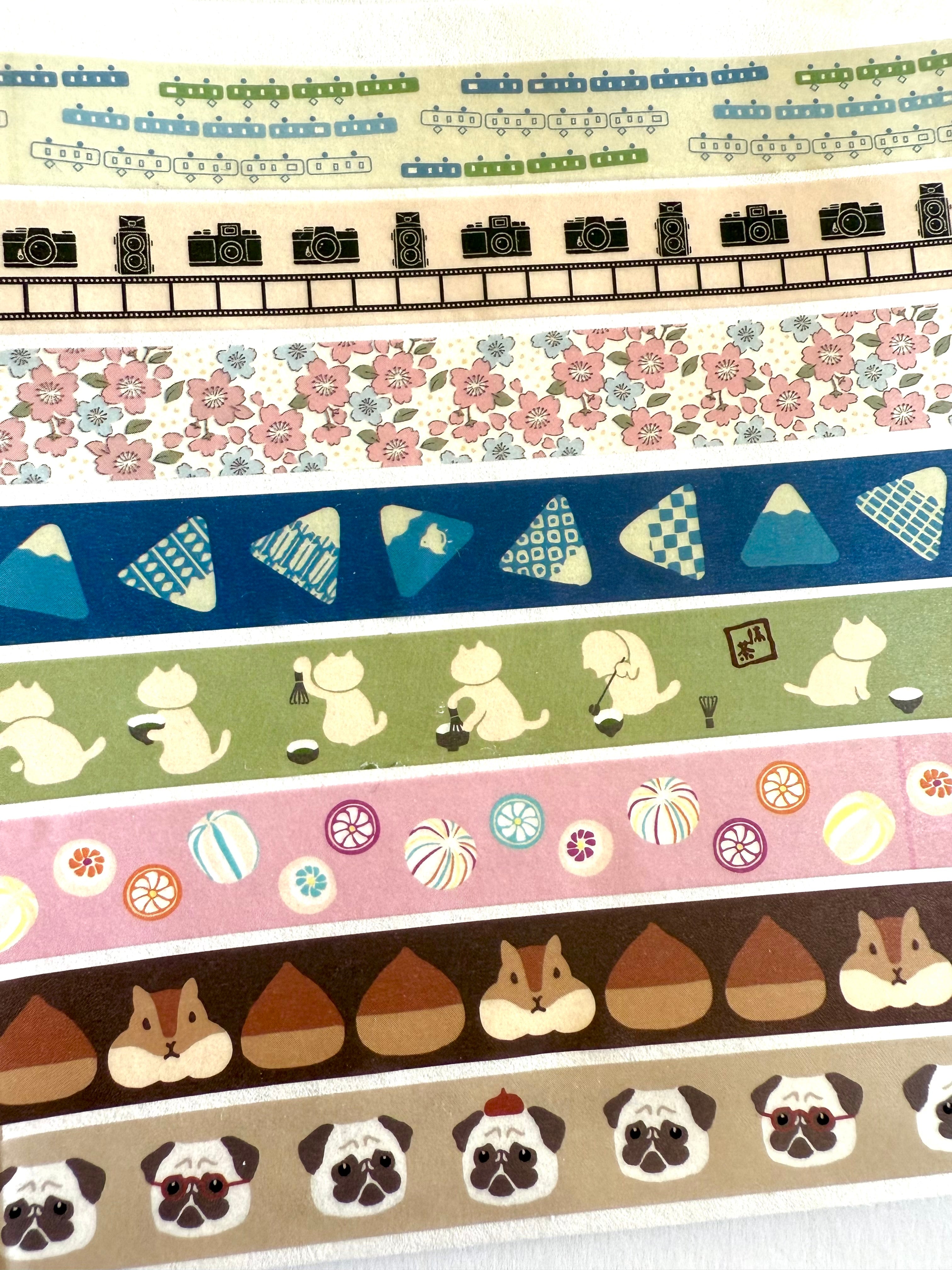 [Hamamonyo] Pug washi tape