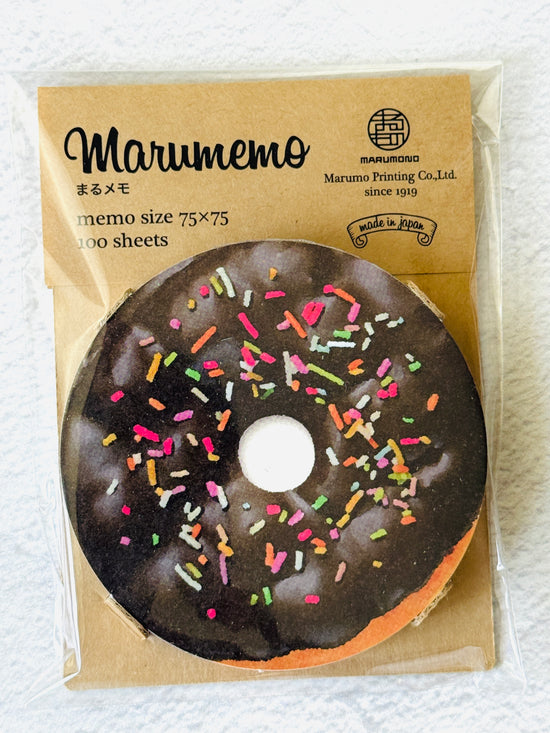 [Marumo] Chocolate Sprinkle Donut 🍩 Block Memo Pad