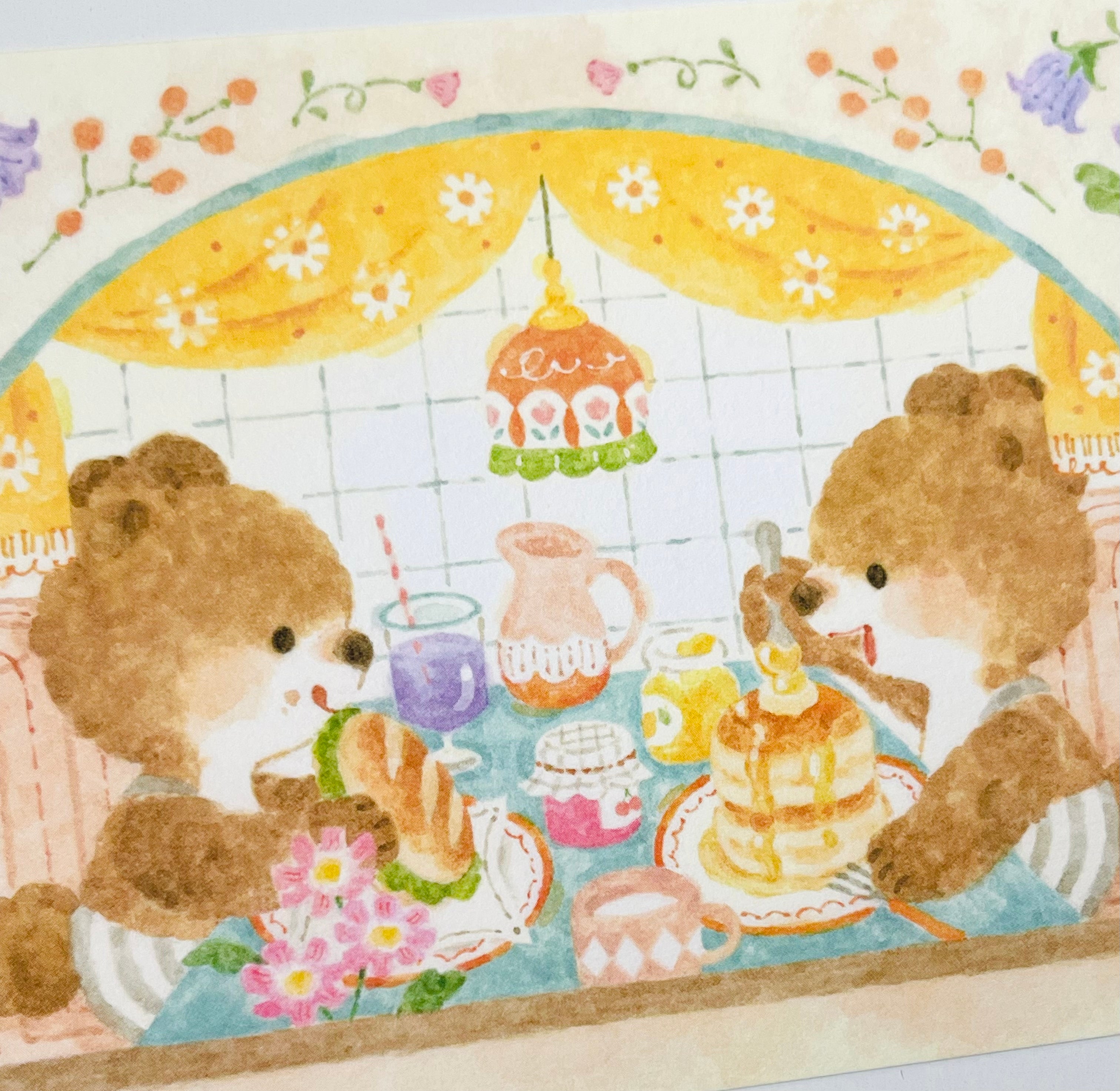 [Nakauchi Waka] Pancake Breakfast postcard