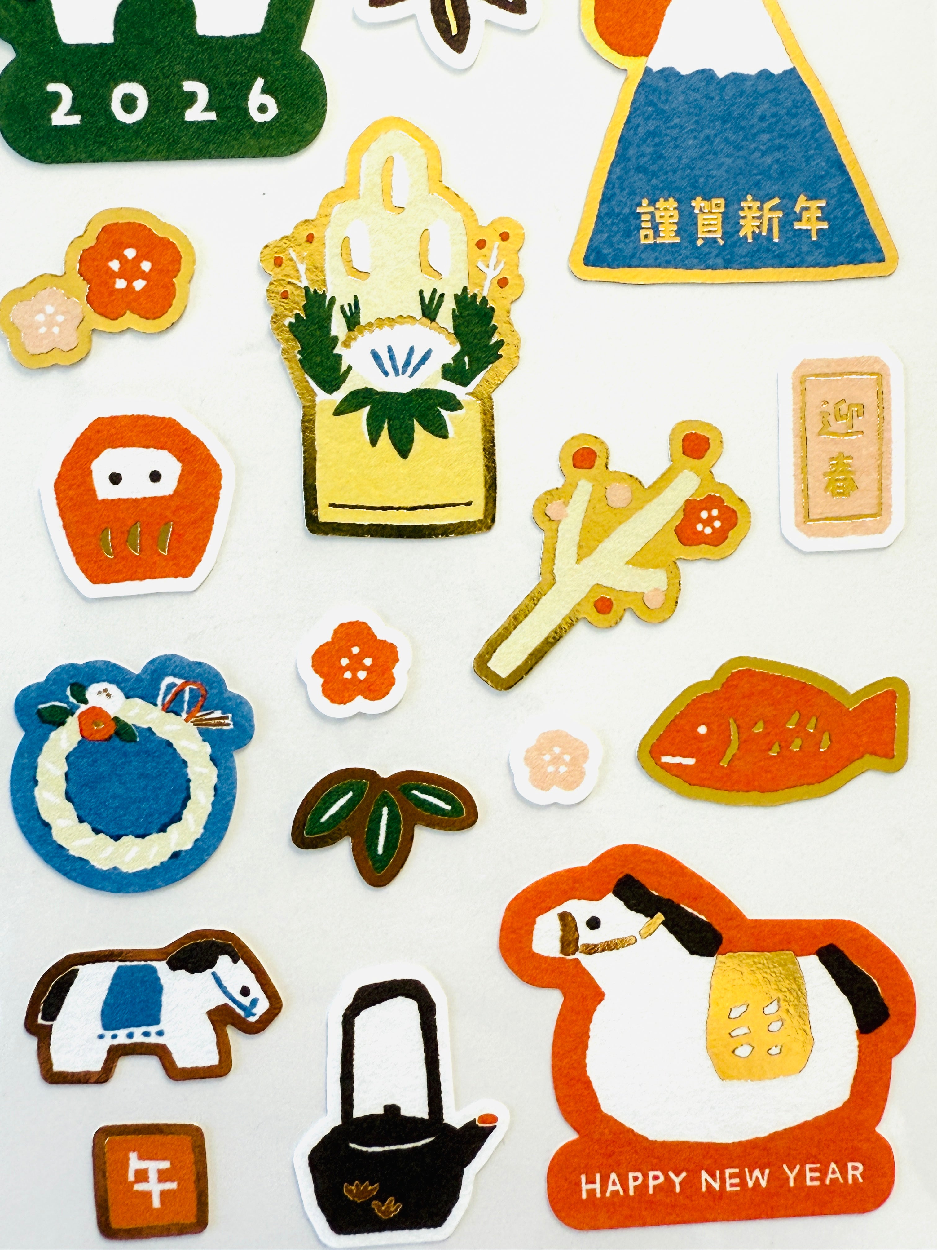 [Active] 2026 New Year · Year of the Horse sticker sheet