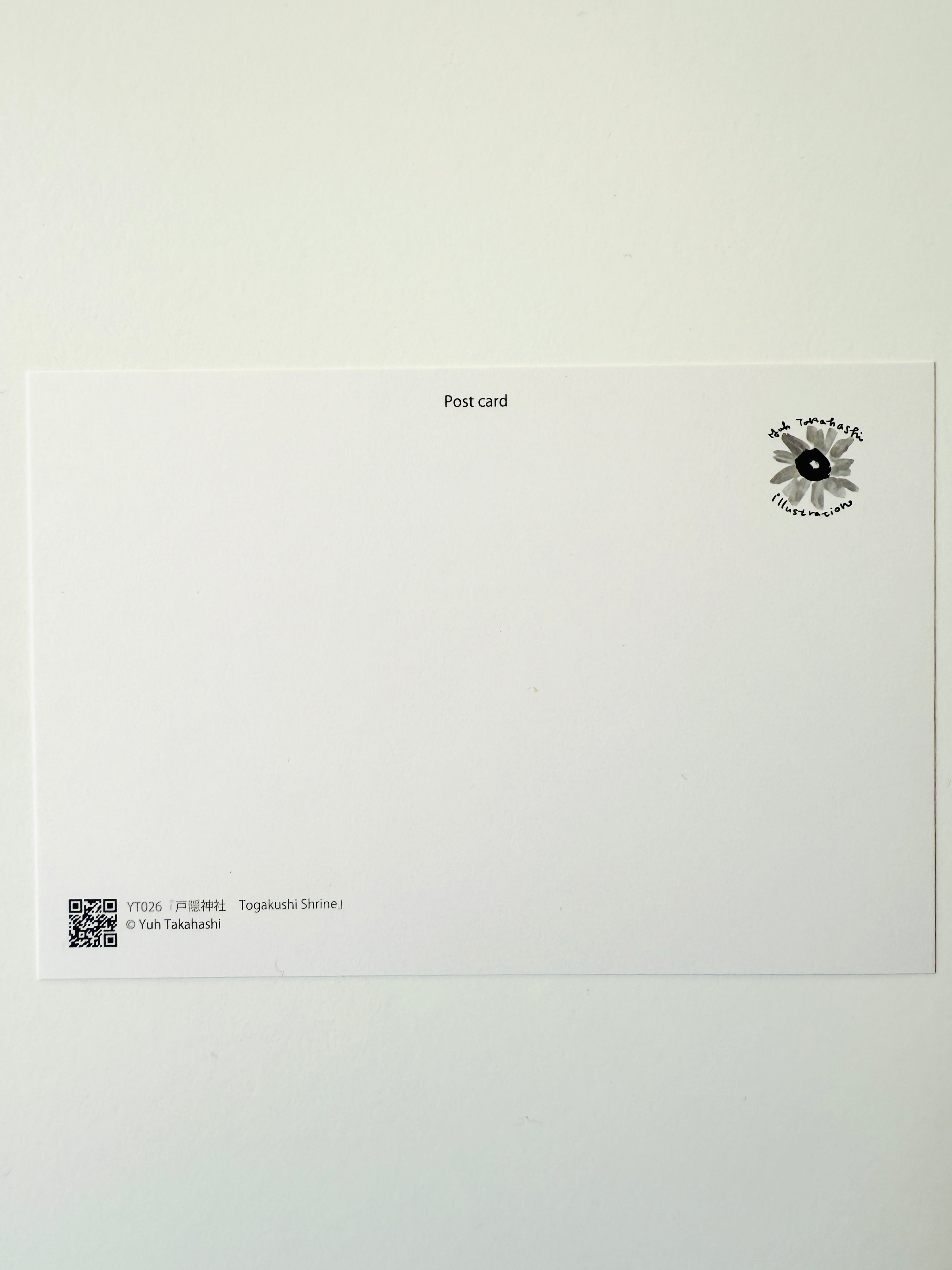 [Yuh Takahashi] Togakushi Shrine postcard
