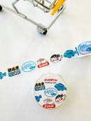 [SAIEN] Japanese Supermarket Labels washi tape