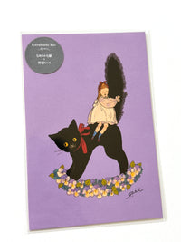 [Kurahashi Rei] With Cat postcard