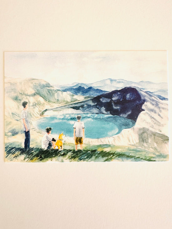 [Natsuka Murata] Tabishiba series: Okama Crater postcard (2019)