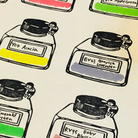 [RiraRira Hanko] Mamoru-kun Ink Bottle rubber stamp