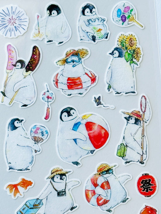 [Active] Oton x Penguin's Summer Vacation sticker sheet