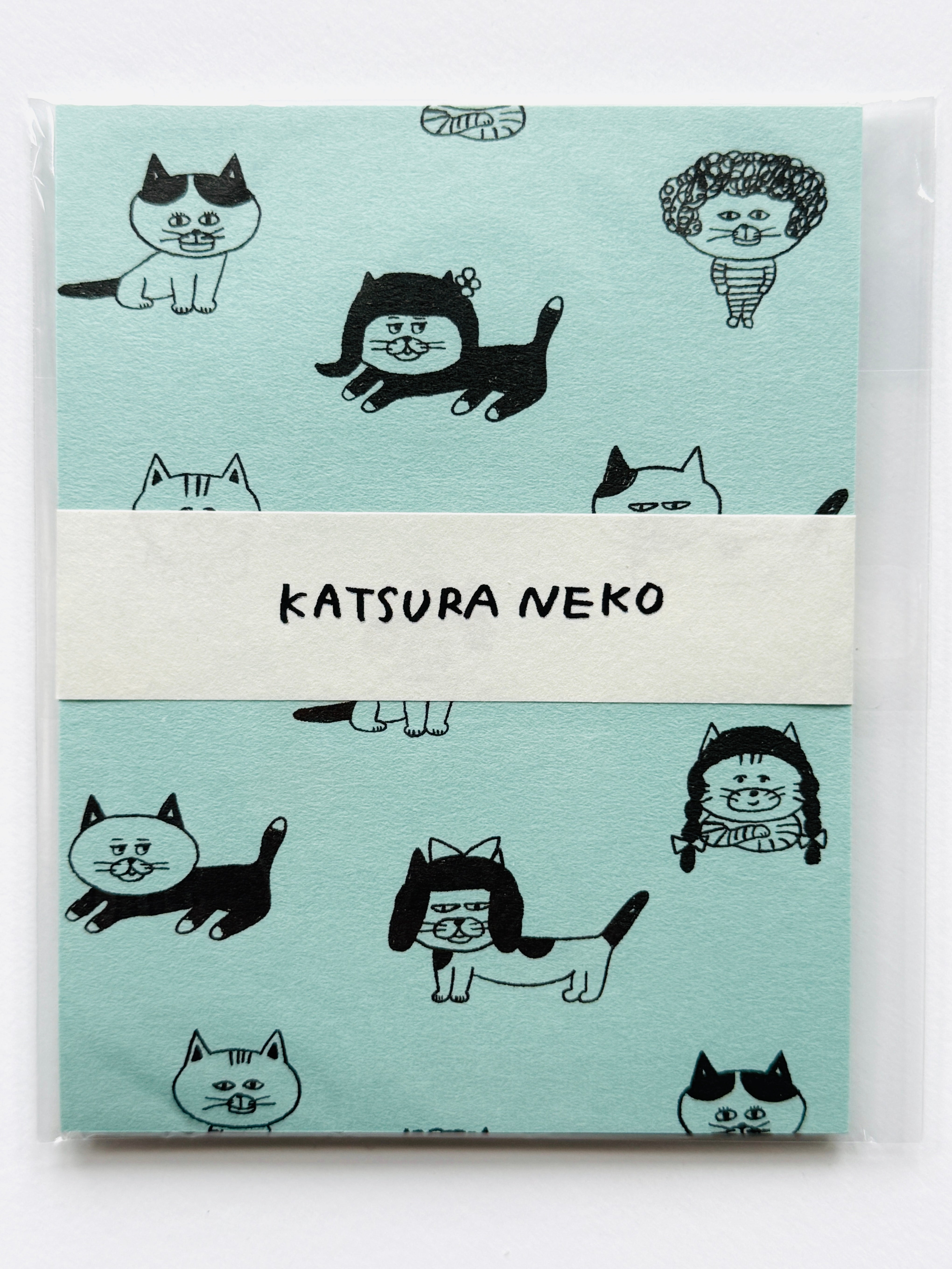 [mizushima] Keiko Shibata x Katsura Neko Cats with Wigs mini letter set
