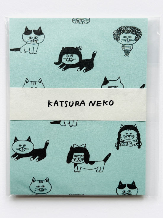 [mizushima] Keiko Shibata x Katsura Neko Cats with Wigs mini letter set
