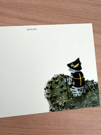 [4legs] Cat Seasons postcard