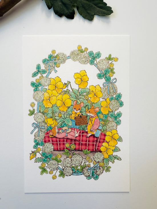 [Akane Kotoko] Mouse Picnic postcard