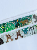 [SEAL-DO] Shinzi Katoh x Kenji Miyazawa Kira Pika series: The Bears of Mt. Nametoko washi tape