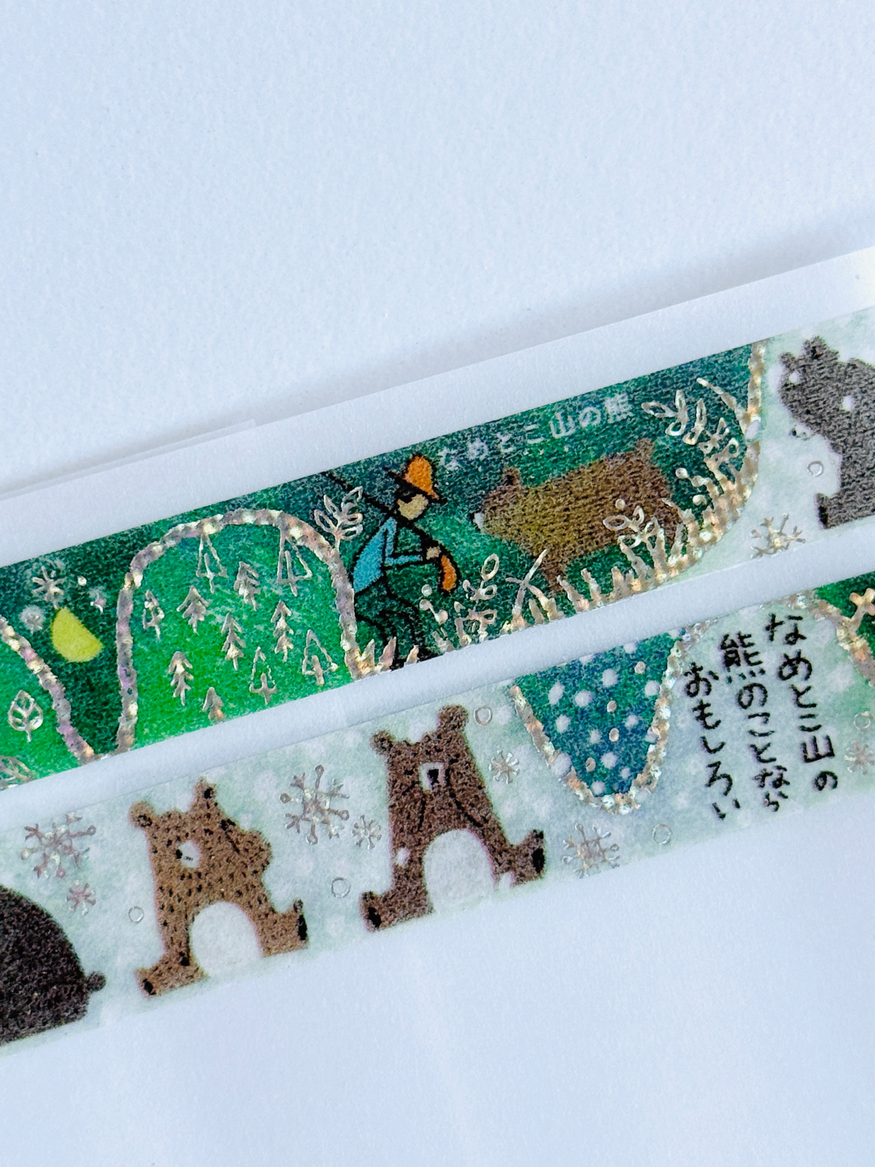 [SEAL-DO] Shinzi Katoh x Kenji Miyazawa Kira Pika series: The Bears of Mt. Nametoko washi tape