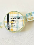 [MIND WAVE] Check & Gingham washi tape