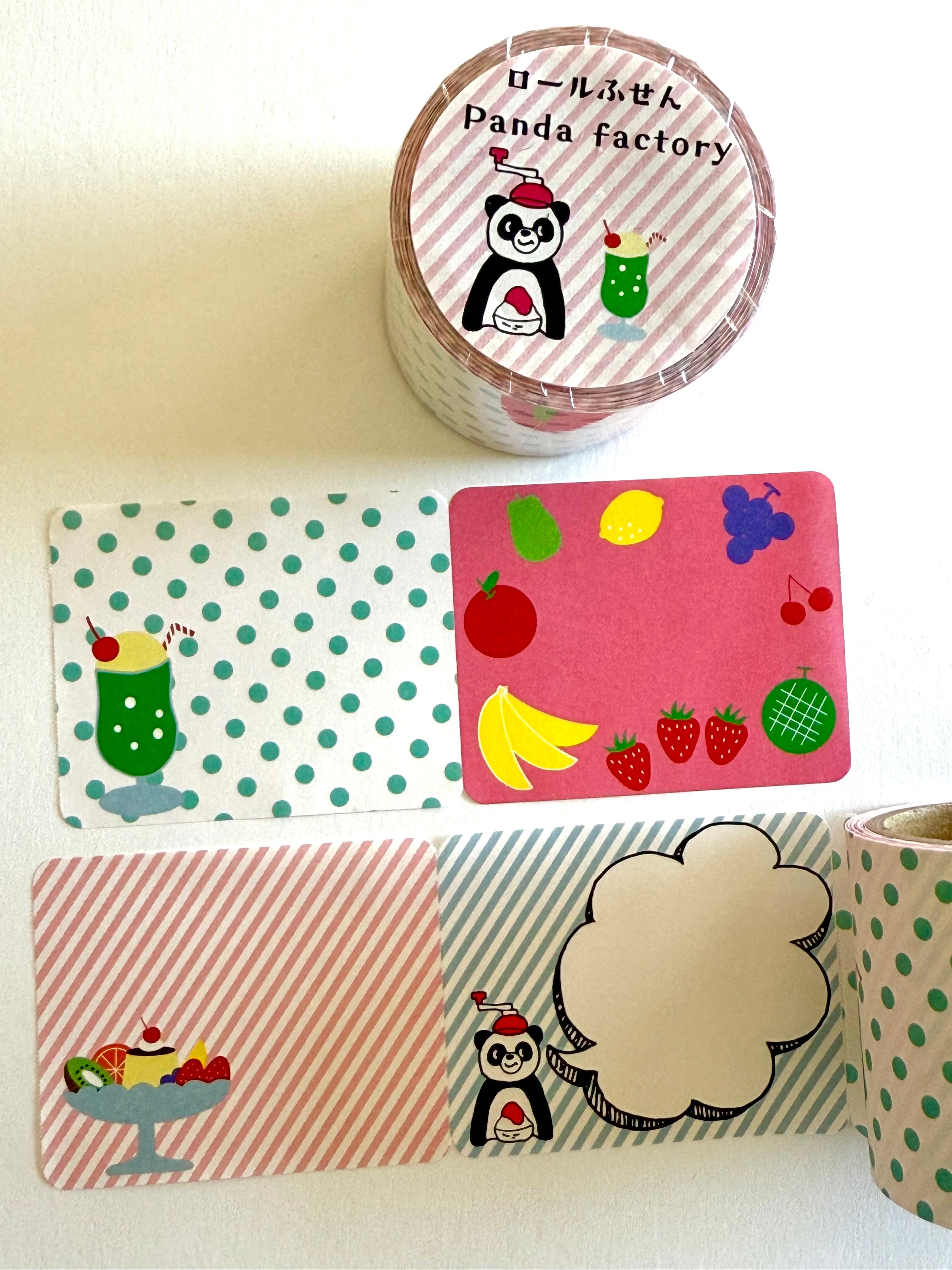 [Panda factory] Retro Pop Design Sticky Note Roll