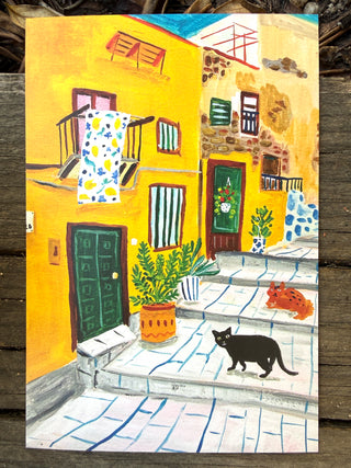 [Yuh Takahashi] Friends of Agrigento 🇮🇹 postcard