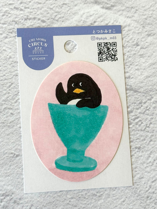 [Totsuka Misoka] Penguin Omatase decal sticker