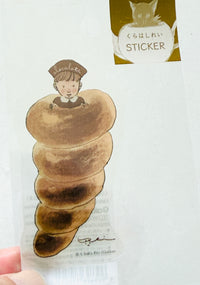 [Kurahashi Rei] Chocolate Cornet clear sticker (no restock)