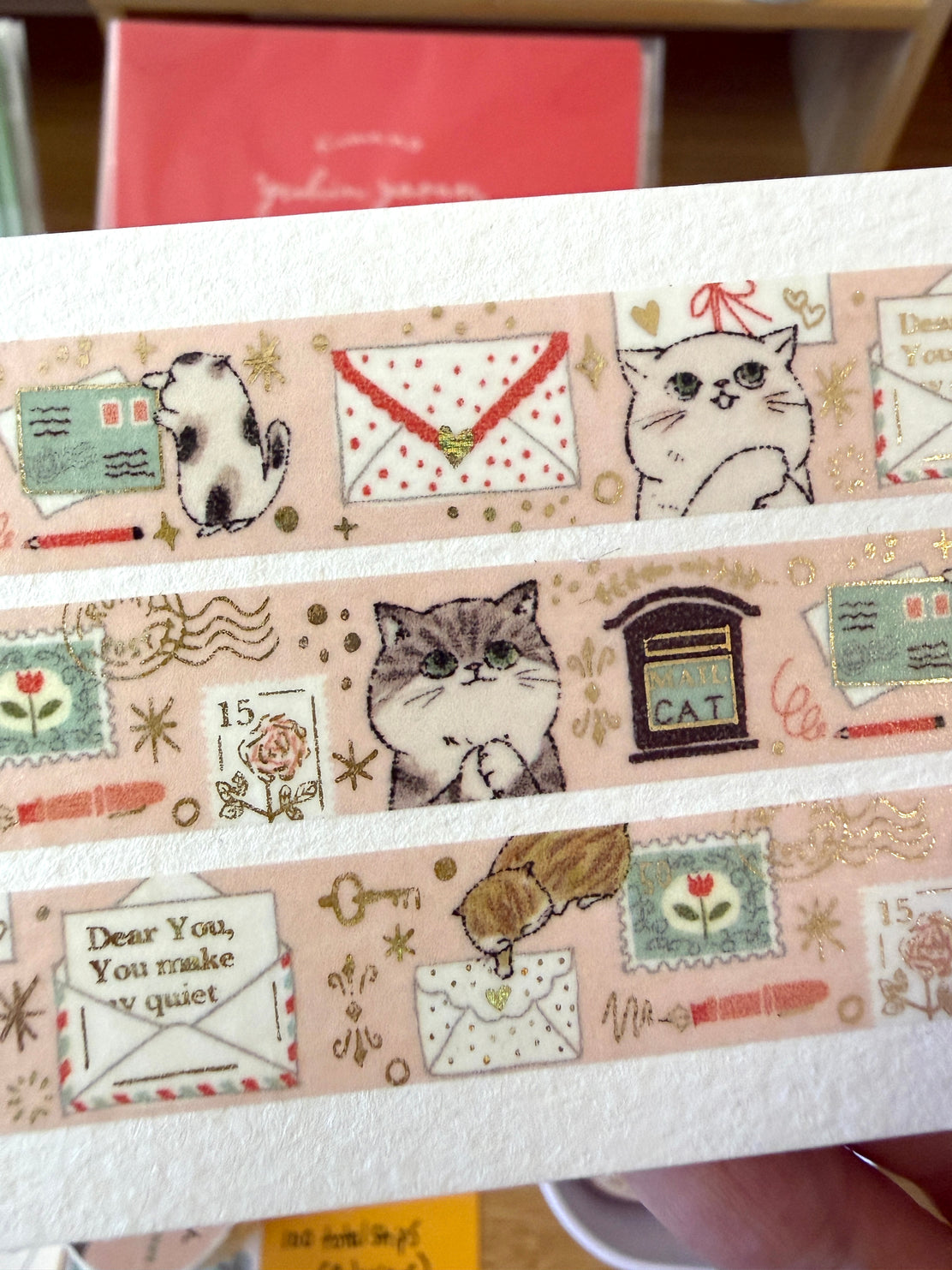[SEAL-DO] Shinzi Katoh: My Dear Cats 💌 washi tape