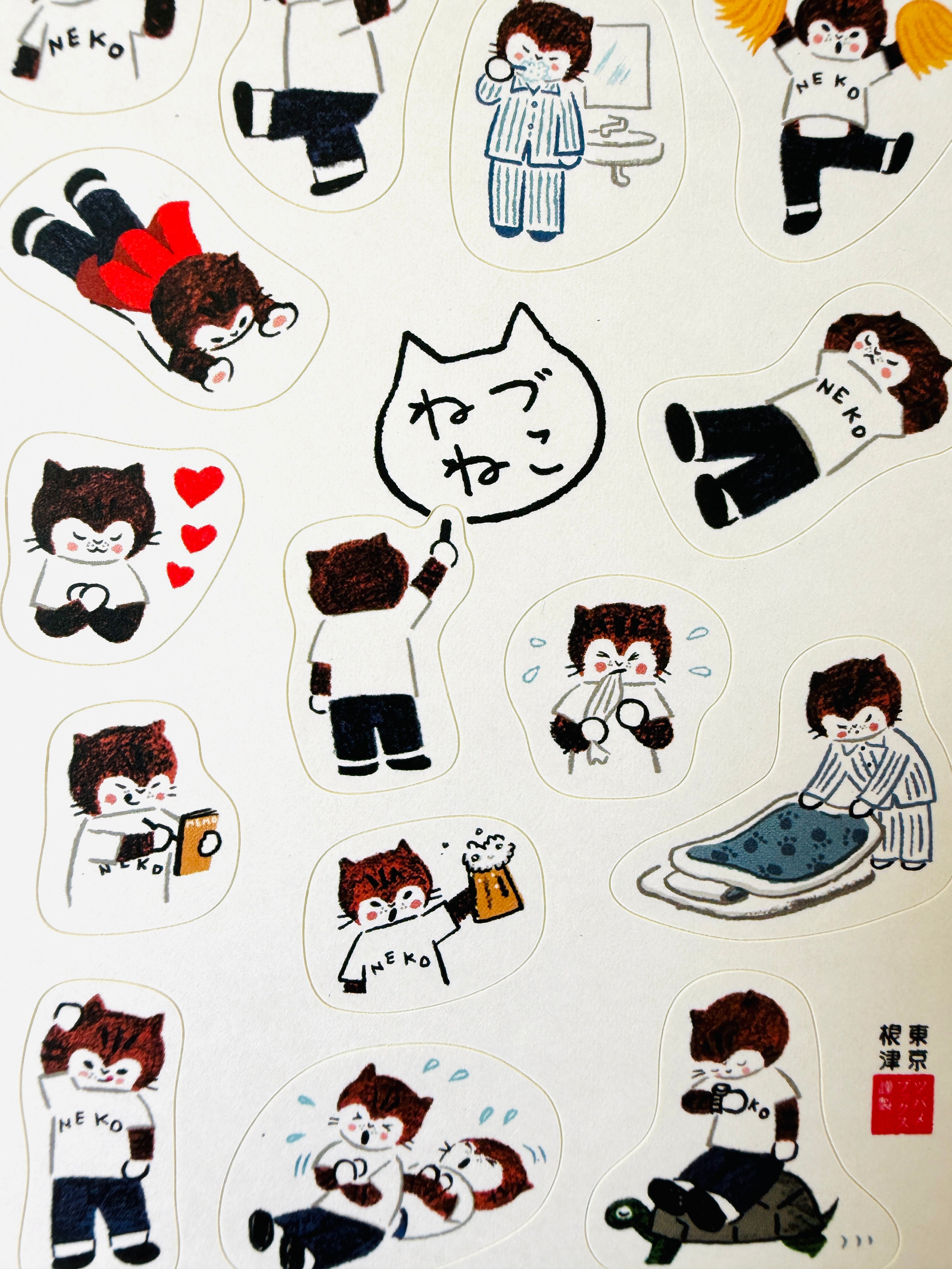 [Tsubame Books] Nezu Neko sticker sheet