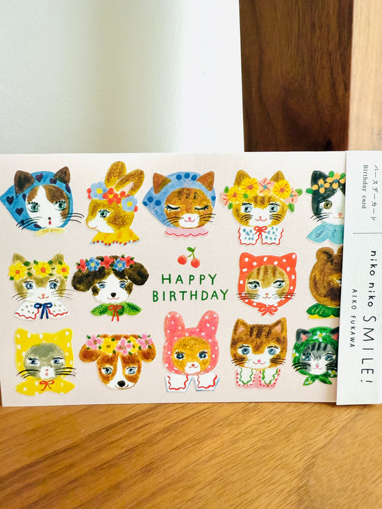 [cozyca] Happy Birthday • Smile! greeting card x Aiko Fukawa