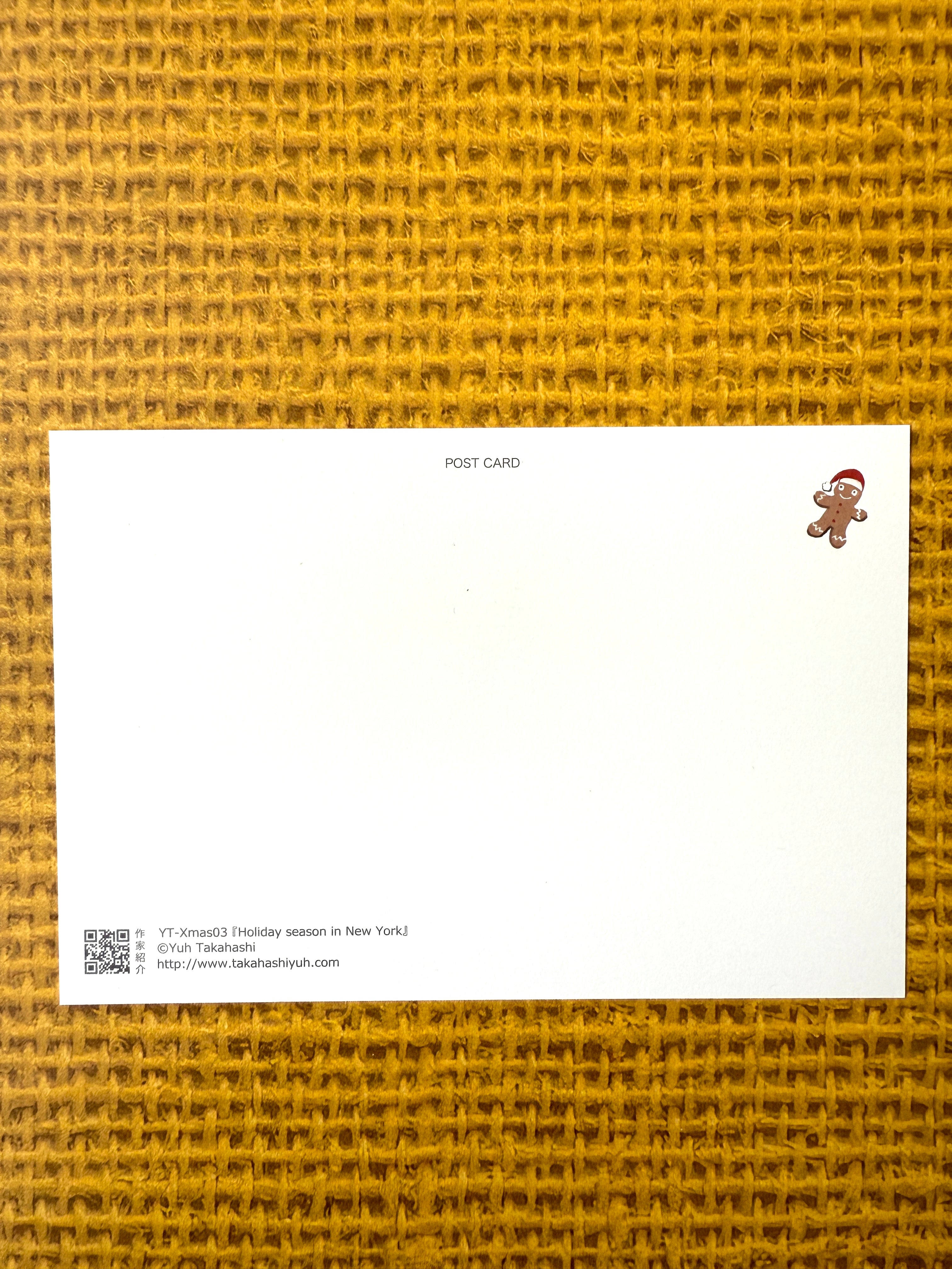 [Yuh Takahashi] Holiday Season in New York postcard