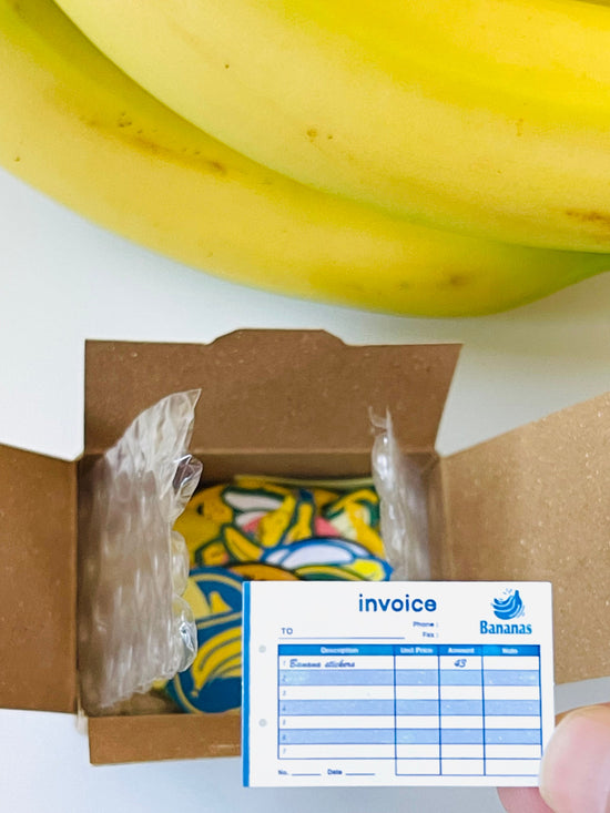 [Greeting Life] Bananas 🍌 Delivery Box flake stickers