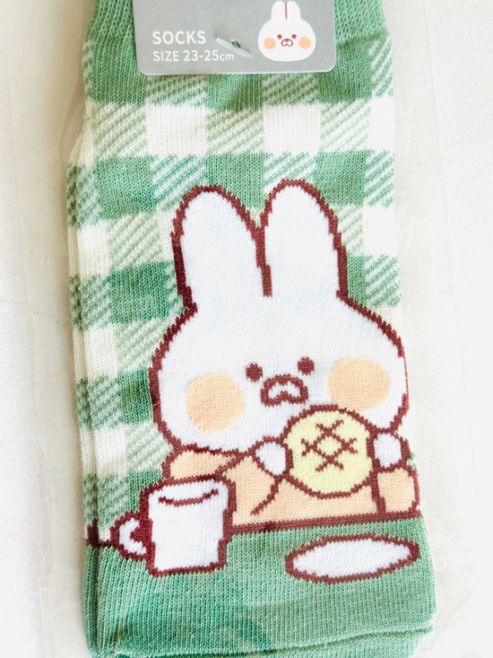 [MIND WAVE] Muu-chan Melon Pan Ankle Socks