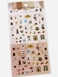 [SEAL-DO] Shinzi Katoh x Coffee Time sticker sheet