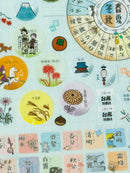 [Nobarasha] Calendar Year - Japanese holidays & festivals clear sticker sheet