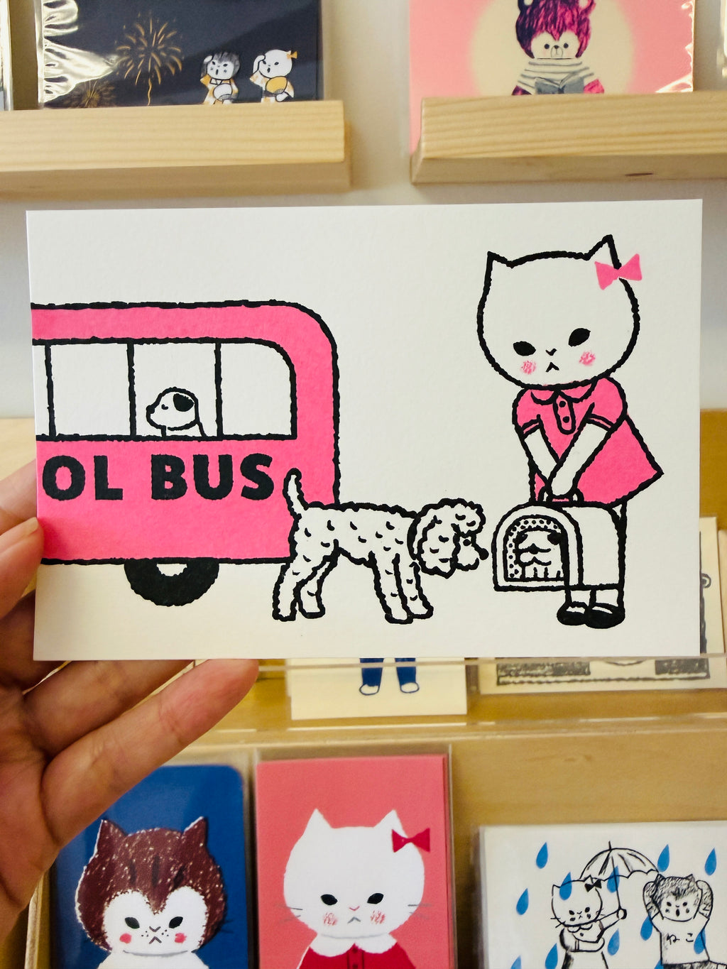 [Tsubame Books] Bus Stop Hello postcard
