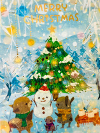 [Sorahana] Muumegu x Snowman postcard