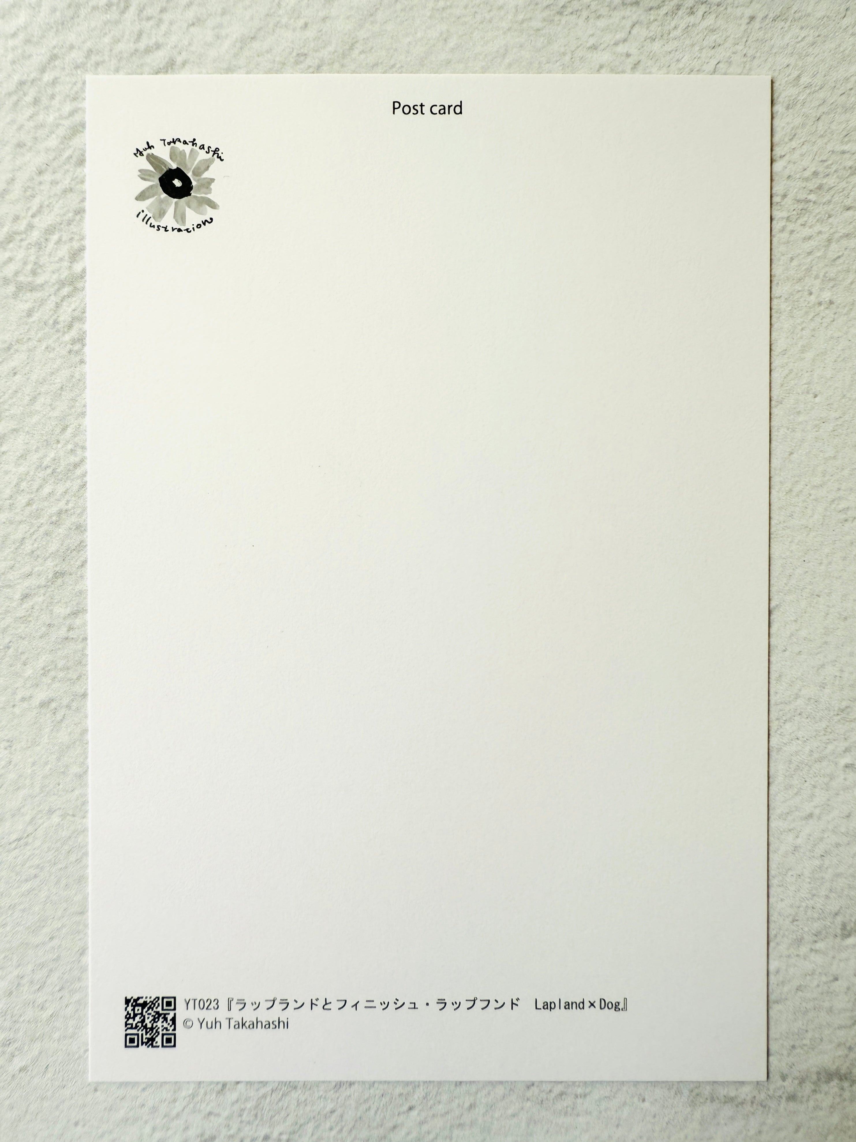 [Yuh Takahashi] Finland 🇫🇮 x Finnish Lapphund postcard