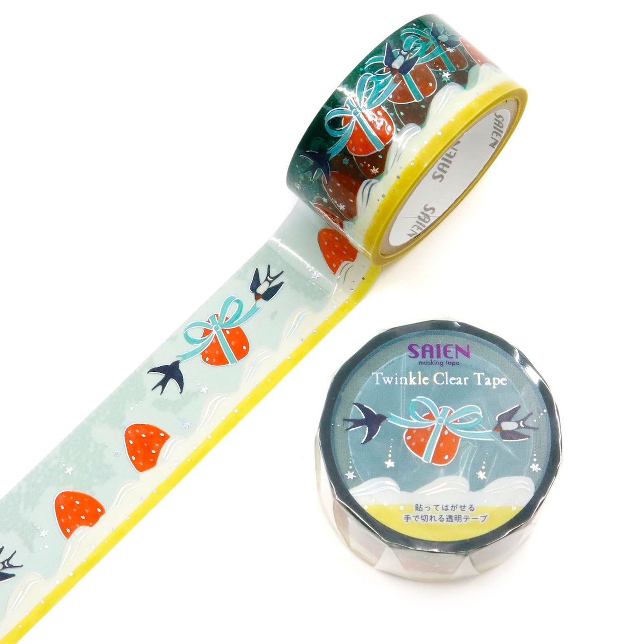 [SAIEN] Swallow Delivery • Twinkle series Clear Tape