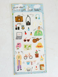 [Tomatomayu] nice day!! Holiday sticker sheet x SAIEN