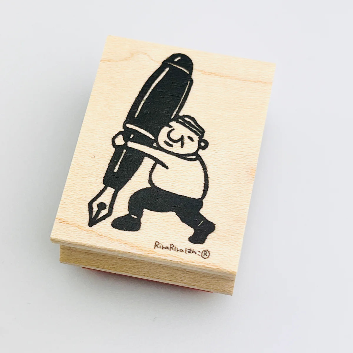 [RiraRira Hanko] Uncle Iwai Fountain Pen rubber stamp
