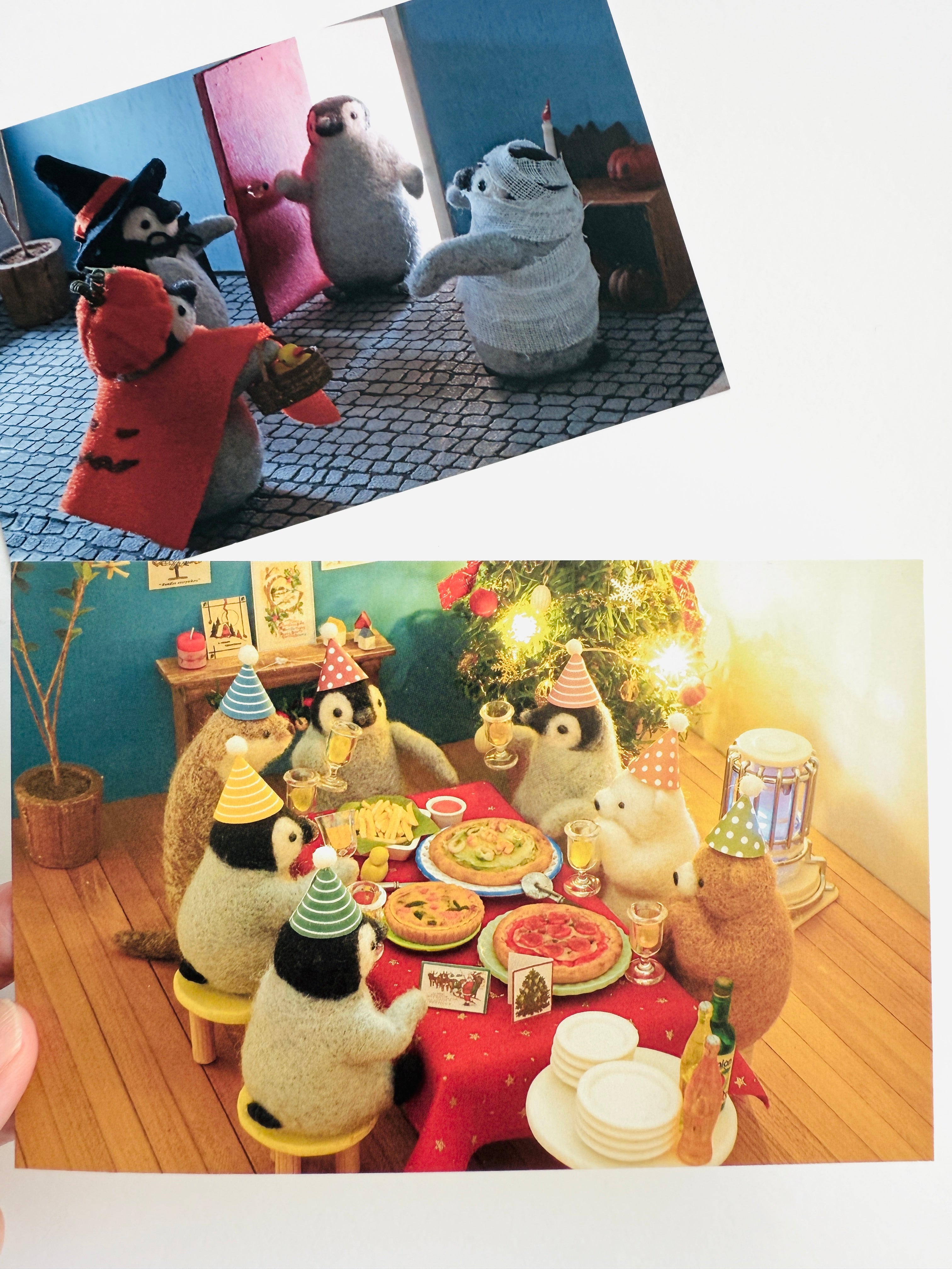 [trois M] 🐧 Penguin Postcard Set of 12 (Style A) - ($15 savings)