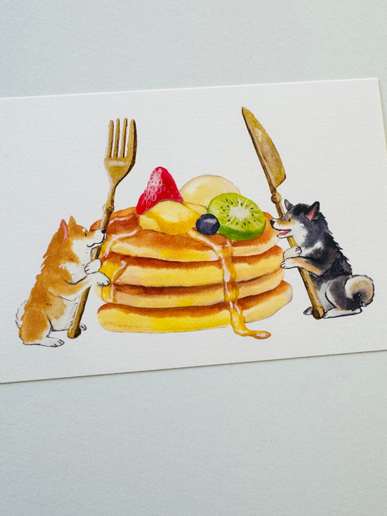 [Natsuka Murata] Shiba Cafe series: Hotcake postcard