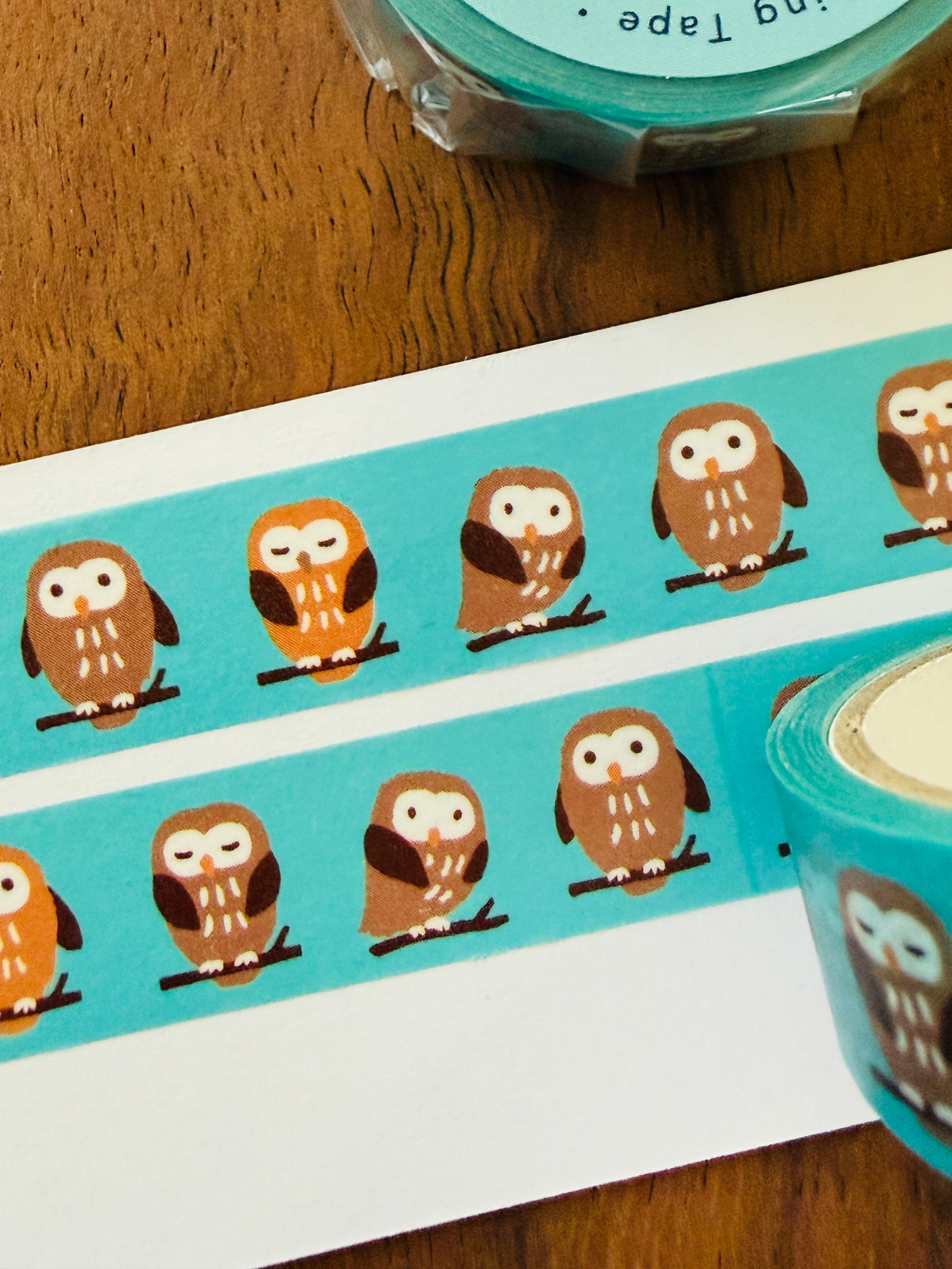 [Hamamonyo] Owl washi tape